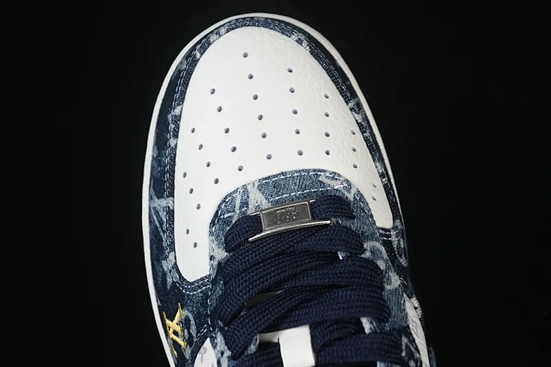 All categories Nk Air Force 1 Air Force series Nk Air Force 1 Low Air Force low-top Nike Air Force 1'07 Low LV joint white ink blue Air Force 1 low-top casual sneakers YF9511-820